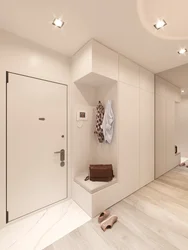Modern hallway in minimalist style photo