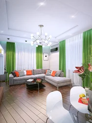 Bright Interior Of A Living Room In An Apartment