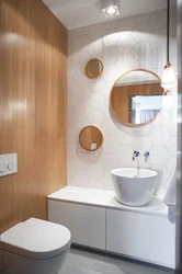 Design of a separate bathroom in a modern style