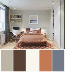 Bedroom color color combination photo