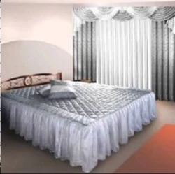 Bedroom Curtains And Bedspread In The Same Style Photo