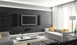 Wall ideas for living room photo
