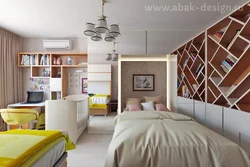 Design of parents' bedroom with children's bedroom