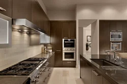 Beautiful tiles for the kitchen in the interior photo