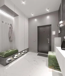 Simple apartment hallway design