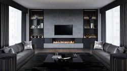 Photo Of Biofireplaces In The Living Room Interior