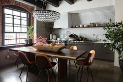 Kitchen studio design loft