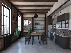 Kitchen studio design loft