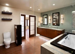 Bathroom doors photo in the interior