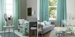 Мятный Цвет Фото В Интерьере Гостиной