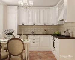 Кухня современная классика в светлых тонах фото