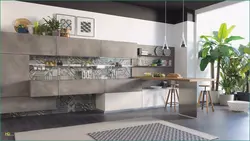 Kitchen color concrete photo
