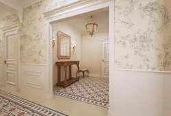 Интерьер прихожей в квартире обои