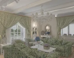 Interior Provence living room in the house design