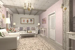 Ev Dizaynında Daxili Provence Oturma Otağı