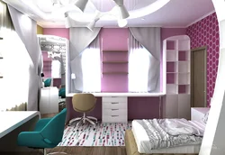 Photo bedroom for two girls