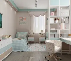 Photo bedroom for two girls