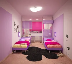 Photo bedroom for two girls