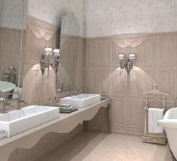 Сафолї marazzi кишвар акс chic дар дохили ҳаммом