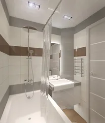 Panel evində vanna otağı dizaynı