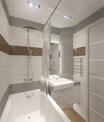 Bathroom design in a panel house