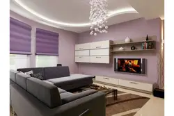 Decorate a living room in a modern interior photo