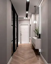 Stylish interior hallway in a modern style