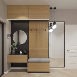 Stylish interior hallway in a modern style
