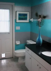 Bathroom renovation with paint photo