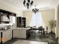 Kitchen 20 sq m design light