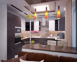 Kitchen 20 sq m design light