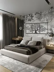 Photo Fashionable Wallpaper For The Bedroom