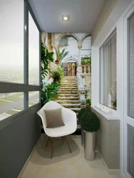 Design Of A Loggia In An Apartment In A Modern Style