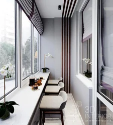 Design Of A Loggia In An Apartment In A Modern Style