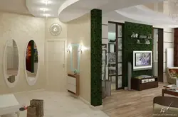 Interior of combined hallways