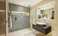 Modern Bathrooms With Shower Design Photo