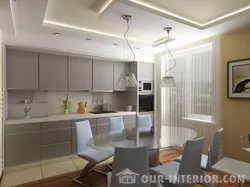 Kitchen renovation of a panel house photo