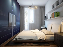 Rectangular bedroom design photo 15