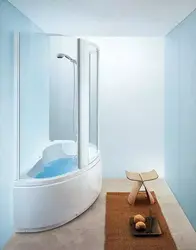 Кутняя ванная з душам фота