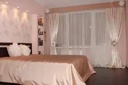 Ідэі інтэр'еру шторы для спальні
