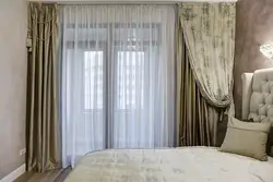 Ідэі інтэр'еру шторы для спальні