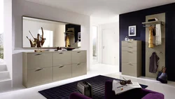 Modern chest of drawers in the hallway photo design