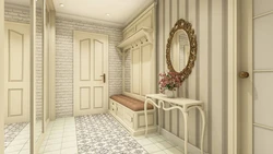 Hallway interior in Provence style photo