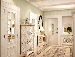 Hallway interior in Provence style photo