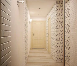 What wallpaper to put in the hallway photo