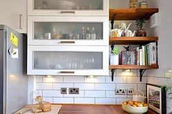 Khrushchev kitchen design with window