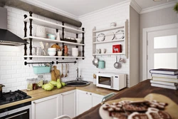 Khrushchev kitchen design with window