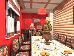 Photo of kitchen interior Russian style
