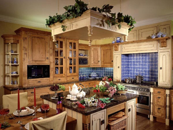 Photo of kitchen interior Russian style