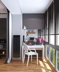 Connecting balcony and kitchen design